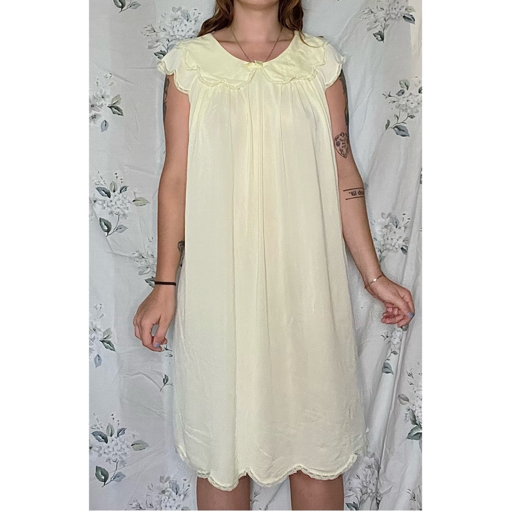 Elegant Light Yellow Chemise